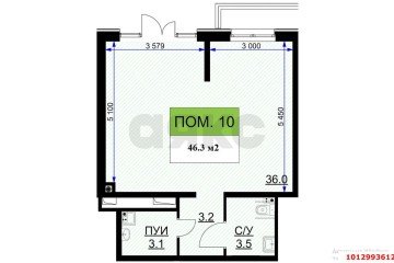 Фото №3: Торговое помещение 47 м² - Краснодар, мкр. жилой комплекс Ракурс, ул. имени Героя Ростовского, 8к5