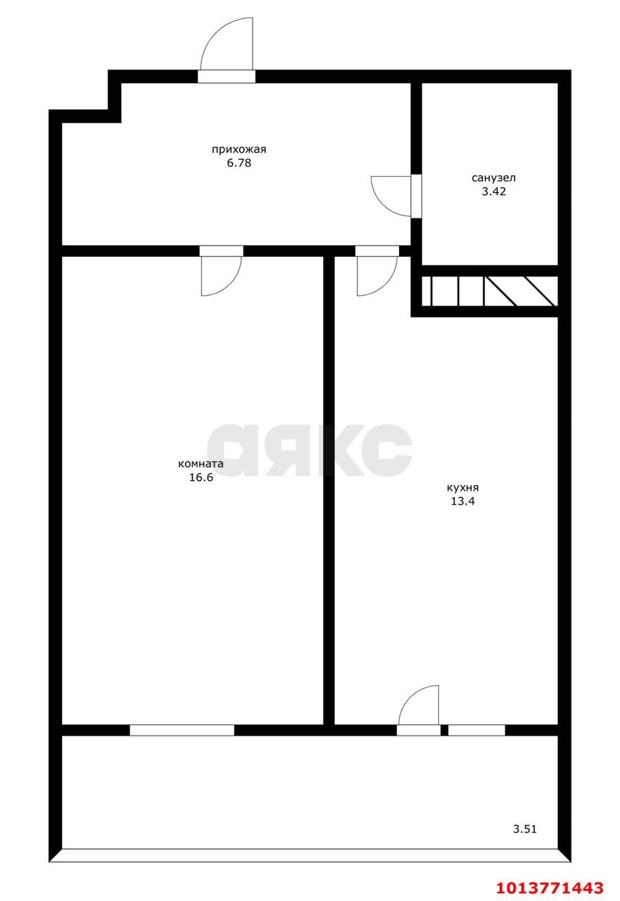 Фото №7: 1-комнатная квартира 43 м² - Краснодар, жилой комплекс Элегант, ул. Старокубанская, 137/1