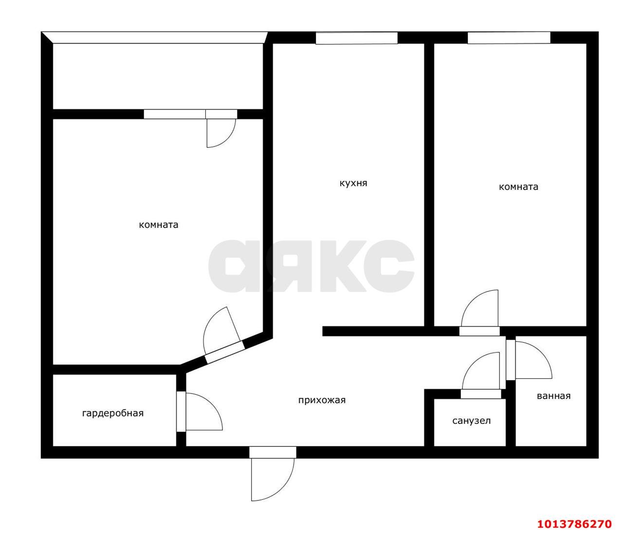 Фото №6: 2-комнатная квартира 70 м² - Краснодар, Завод Измерительных Приборов, ул. Зиповская, 40