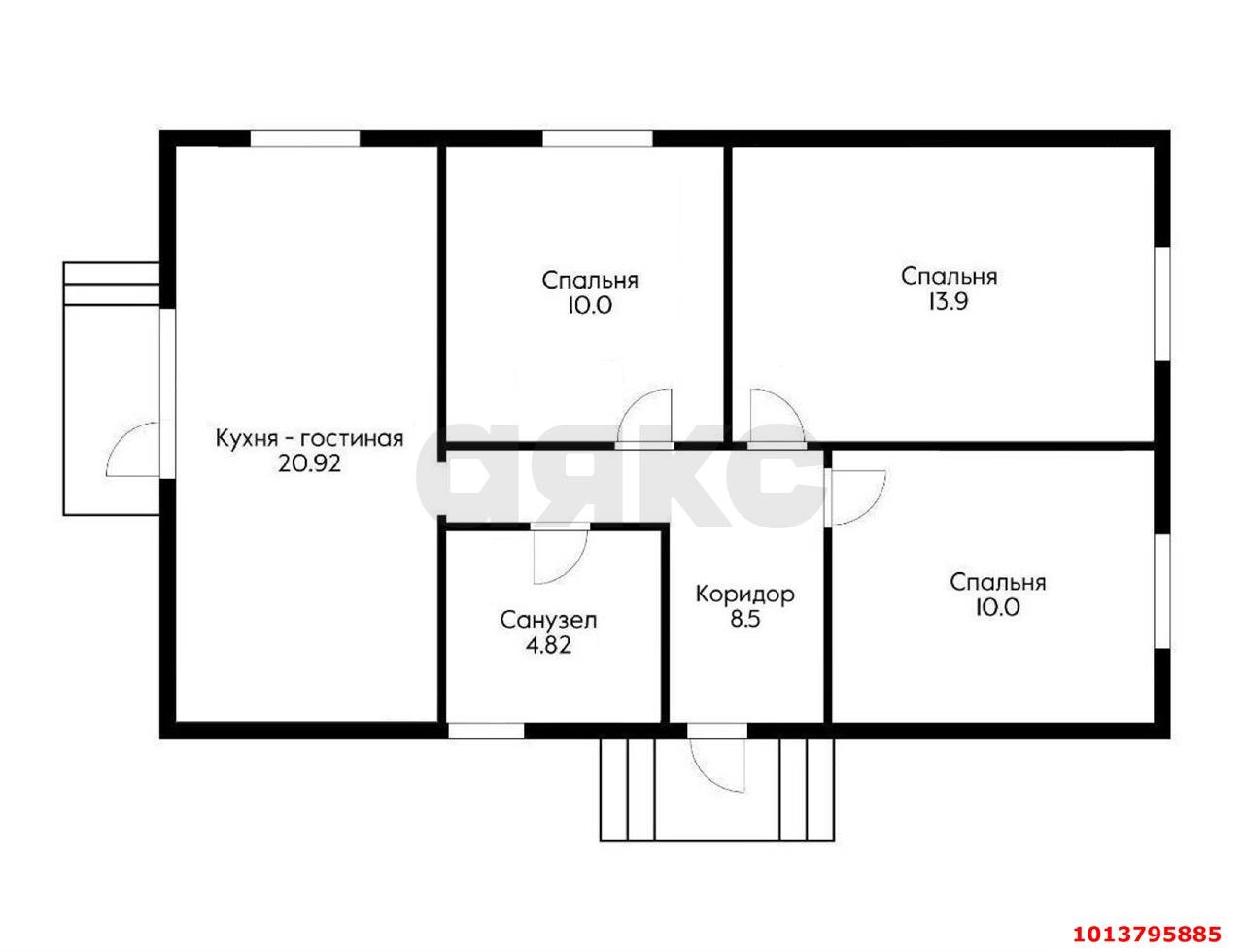 Фото №5: Дом 71 м² + 3.17 сот. - Южный, коттеджный  Южная столица, ул. Апшеронская, 59