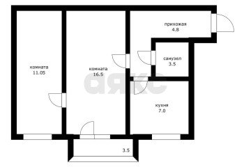 Фото №2: 2-комнатная квартира 45 м² - Краснодар, мкр. Центральный, пр-д Песчаный, 5