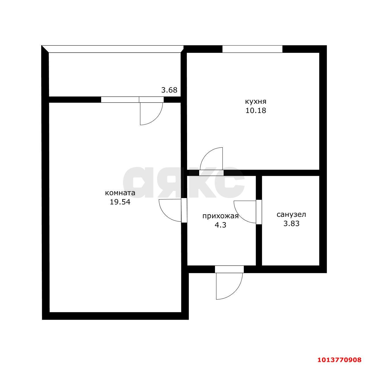 Фото №15: 1-комнатная квартира 41 м² - Краснодар, Восточный, ул. им. Героя Сарабеева В.И., 9/1