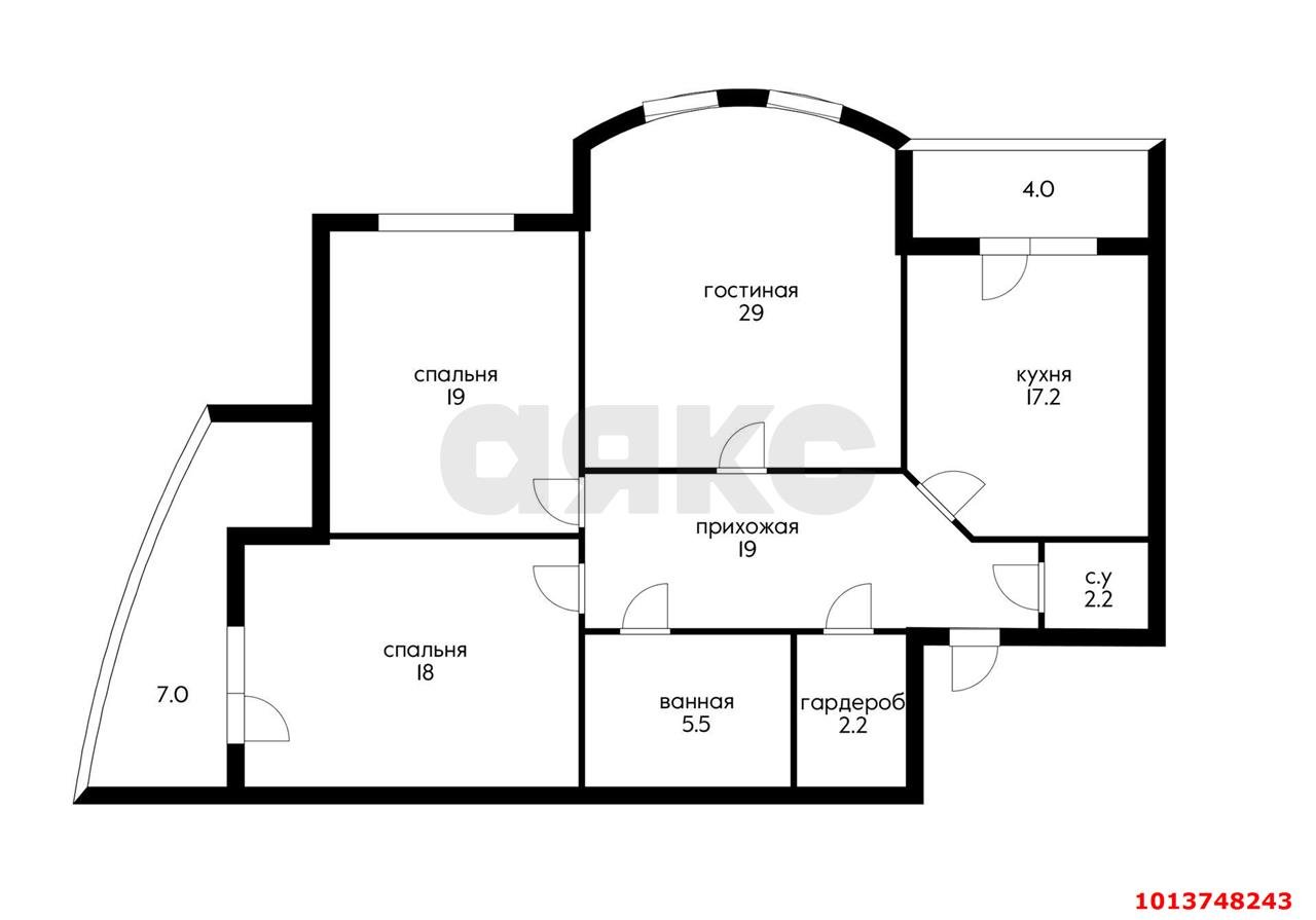 Фото №11: 3-комнатная квартира 129 м² - Краснодар, Юбилейный, пр-кт Чекистов, 26/5