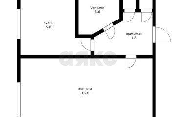 Фото №1: 1-комнатная квартира 30 м² - Краснодар, мкр. Центральный, ул. Коммунаров, 199