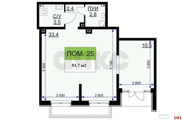 Фото №3: Торговое помещение 54 м² - Краснодар, мкр. жилой комплекс Ракурс, ул. имени Героя Ростовского, 8к7