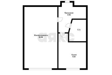 Фото №2: 1-комнатная квартира 30 м² - Краснодар, мкр. Хлопчато-бумажный Комбинат, ул. Волжская, 75