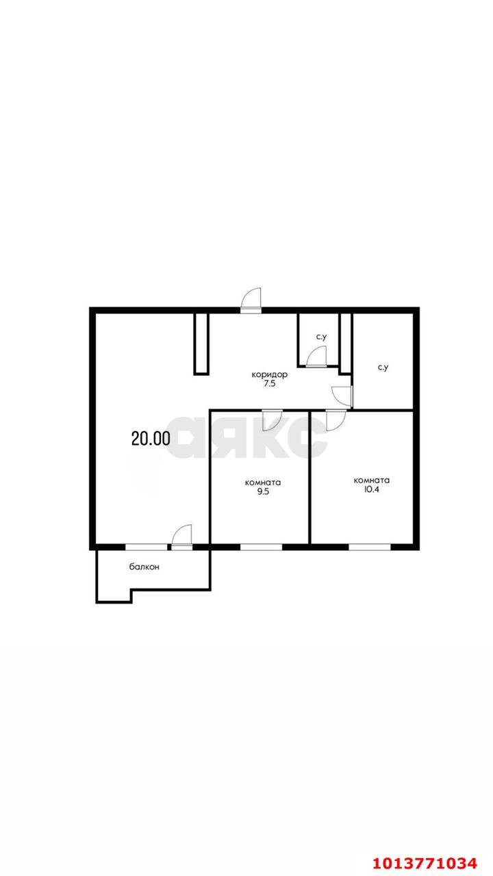 Фото №20: 2-комнатная квартира 57 м² - Краснодар, жилой комплекс Все Свои, ул. Колхозная, 5/1