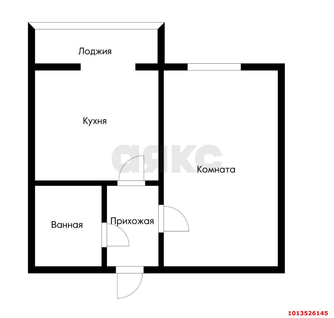 Фото №10: 1-комнатная квартира 40 м² - Яблоновский, ул. Гагарина, 144/1к6