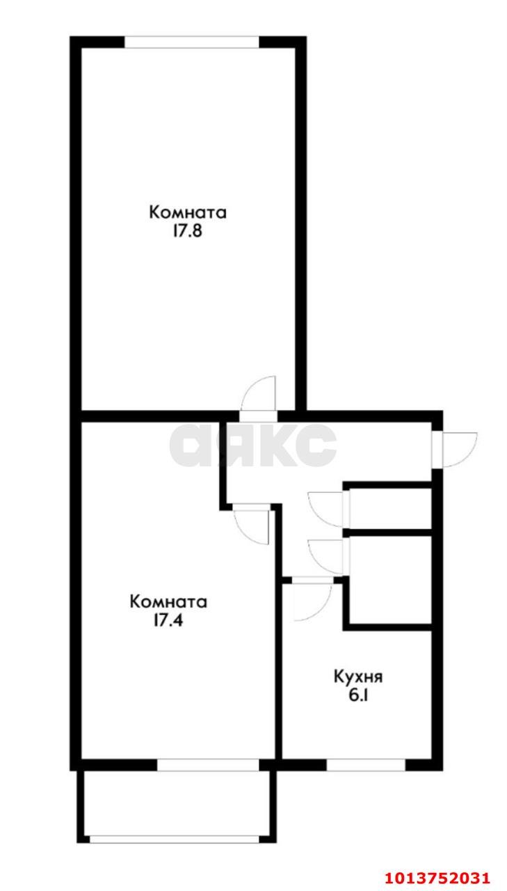 Фото №7: 2-комнатная квартира 51 м² - Индустриальный, Прикубанский внутригородской округ, 