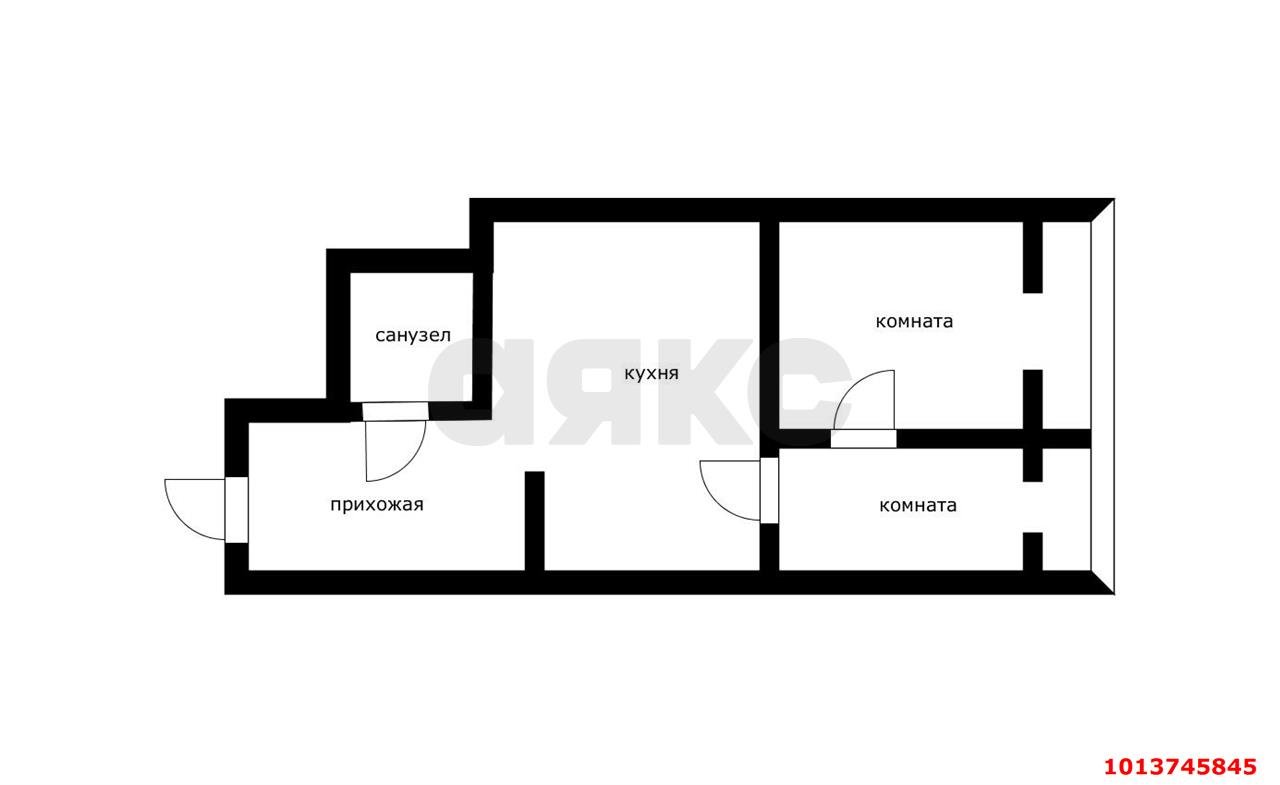 Фото №7: 1-комнатная квартира 42 м² - Краснодар, жилой комплекс Альпы, ул. Командорская, 6к2