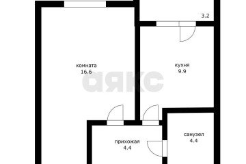 Фото №2: 1-комнатная квартира 35 м² - Краснодар, мкр. жилой комплекс Бауинвест, ул. Героя Владислава Посадского, 16/1