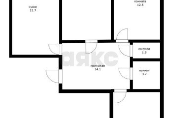 Фото №3: 3-комнатная квартира 81 м² - Краснодар, мкр. жилой комплекс Смоленский, ул. Восточно-Кругликовская, 30