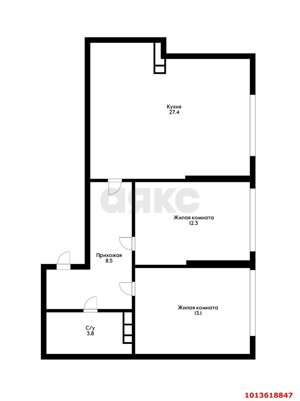 Фото №5: 2-комнатная квартира 65 м² - Новая Адыгея, жилой комплекс Мега-Победа 2, ул. Песочная, 1к4