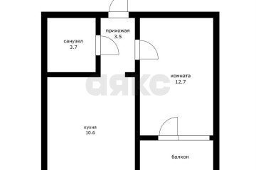 Фото №5: 1-комнатная квартира 32 м² - Новая Адыгея, ул. Бжегокайская, 74