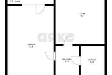 Фото №2: 1-комнатная квартира 30 м² - Краснодар, мкр. Прикубанский внутригородской округ, ул. Городская, 1