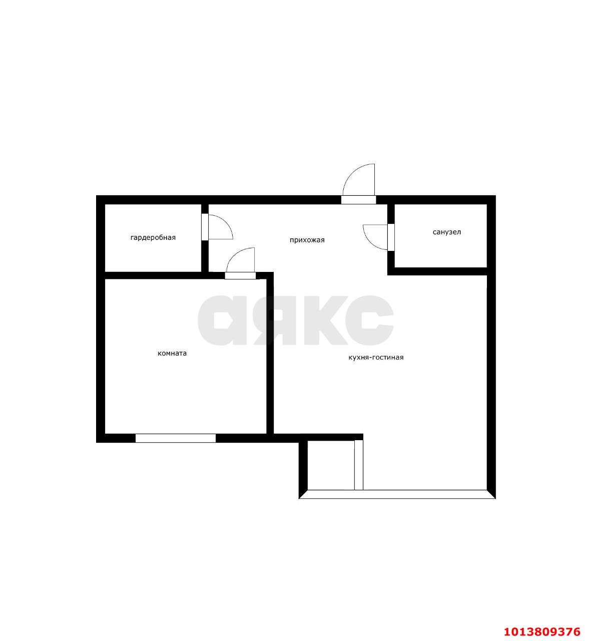 Фото №11: 1-комнатная квартира 70 м² - Краснодар, Центральный, ул. Будённого, 129