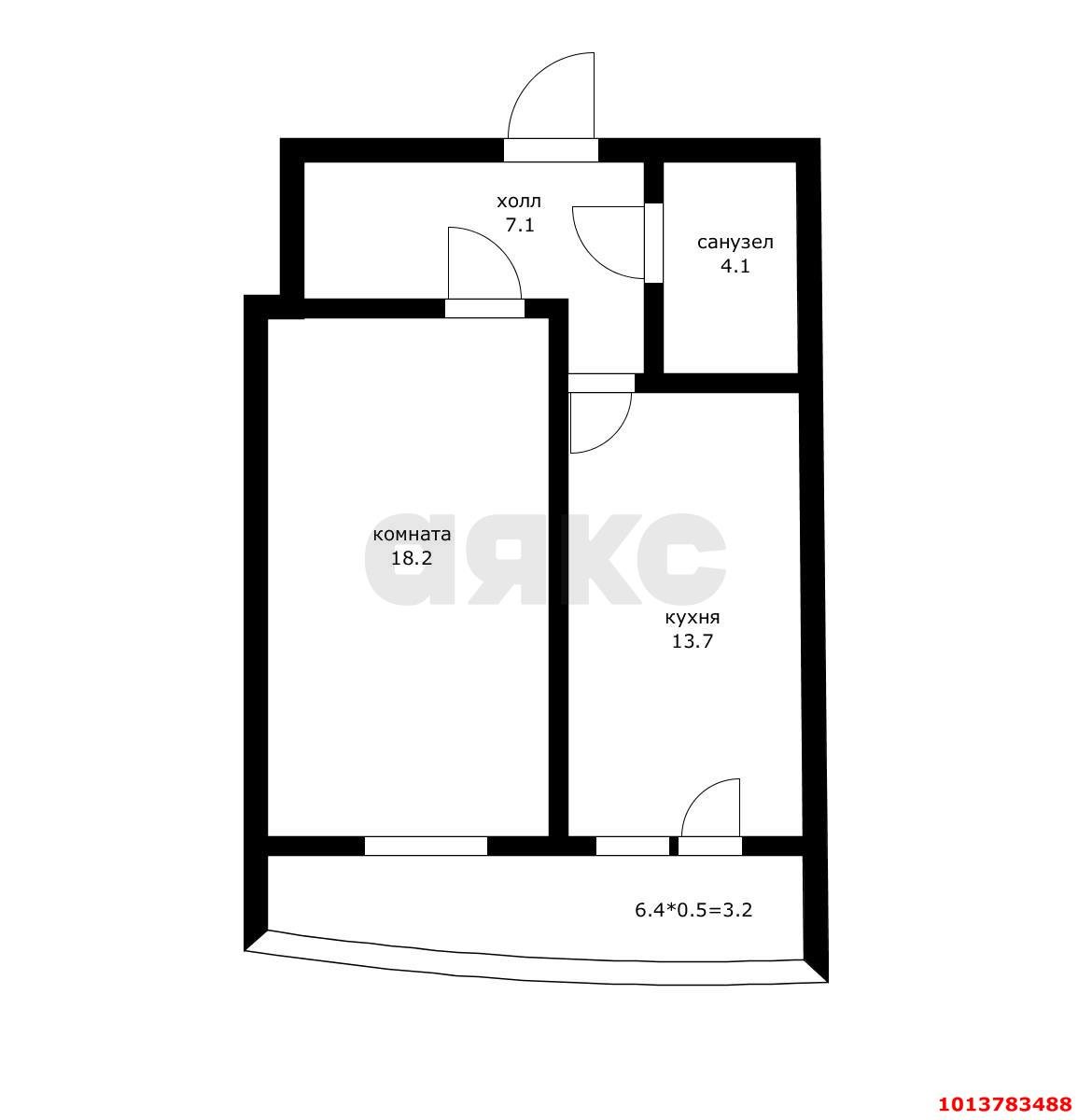 Фото №11: 1-комнатная квартира 51 м² - Краснодар, Комсомольский, ул. Сормовская, 204Б