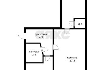 Фото №5: 2-комнатная квартира 47 м² - Краснодар, мкр. Черёмушки, ул. Айвазовского, 102А