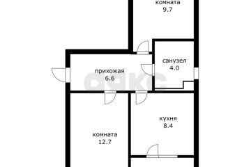 Фото №1: 2-комнатная квартира 44 м² - Берёзовый, мкр. жилой комплекс Прогресс, ул. имени Туполева А.Н., 1