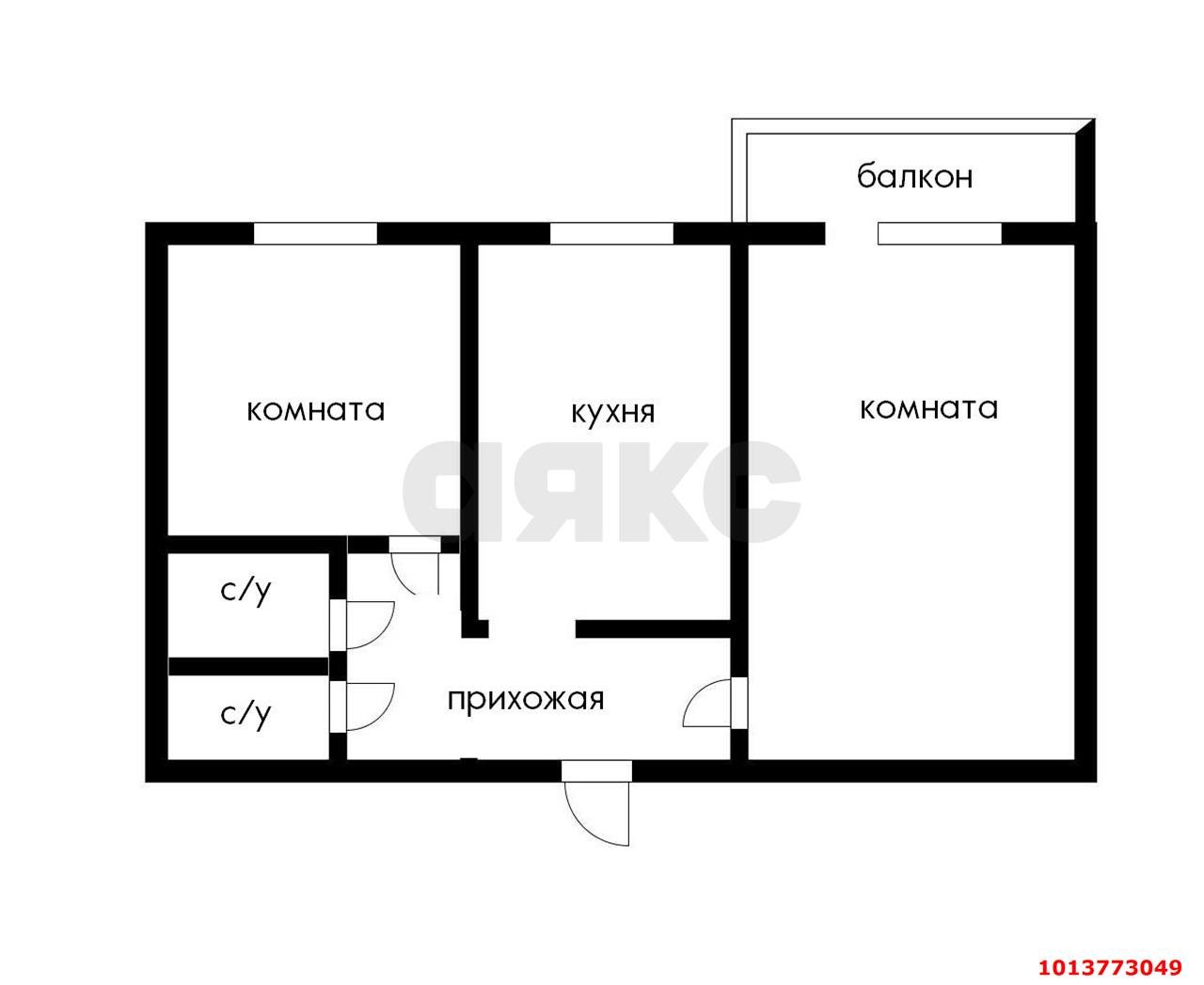 Фото №6: 2-комнатная квартира 53 м² - Краснодар, Комсомольский, ул. Тюляева, 18