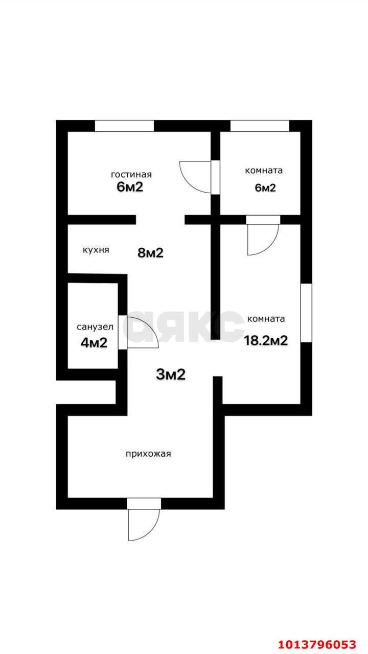 Фото №13: 3-комнатная квартира 45 м² - Энем, пер. Фрунзе, 10