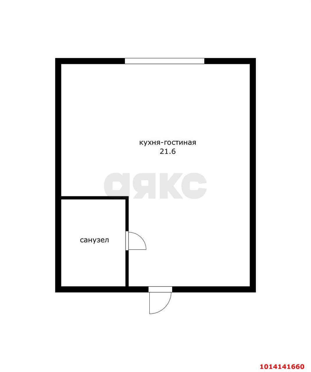 Фото №3: Студия 21 м² - Анапа, Алексеевка, ул. Ленинградская, 56