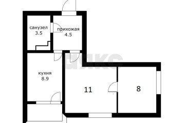 Фото №2: 1-комнатная квартира 39 м² - Российский, мкр. Прикубанский внутригородской округ, ул. имени В.М. Комарова, 21Б