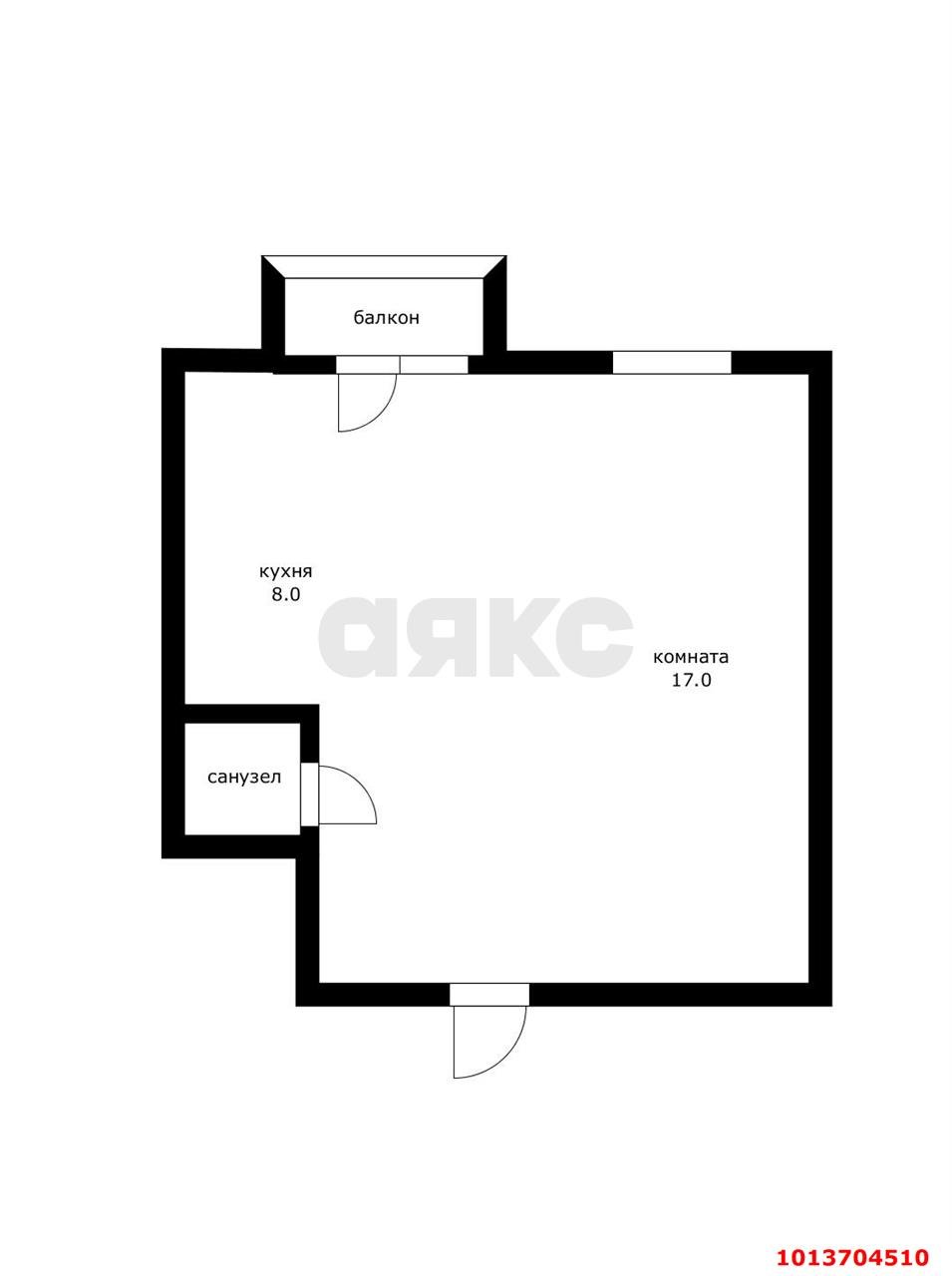 Фото №7: 1-комнатная квартира 38 м² - Краснодар, жилой комплекс Рекорд, ул. Новороссийская, 102/8к6