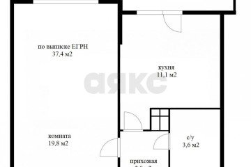 Фото №2: 1-комнатная квартира 40 м² - Краснодар, мкр. имени Петра Метальникова, ул. Петра Метальникова, 5к2