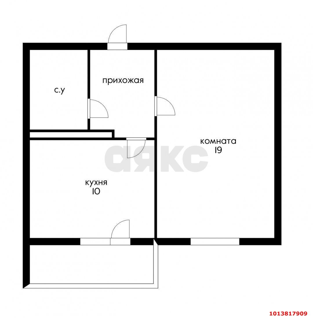 Фото №2: 1-комнатная квартира 37 м² - Краснодар, Молодёжный, ул. Душистая, 43