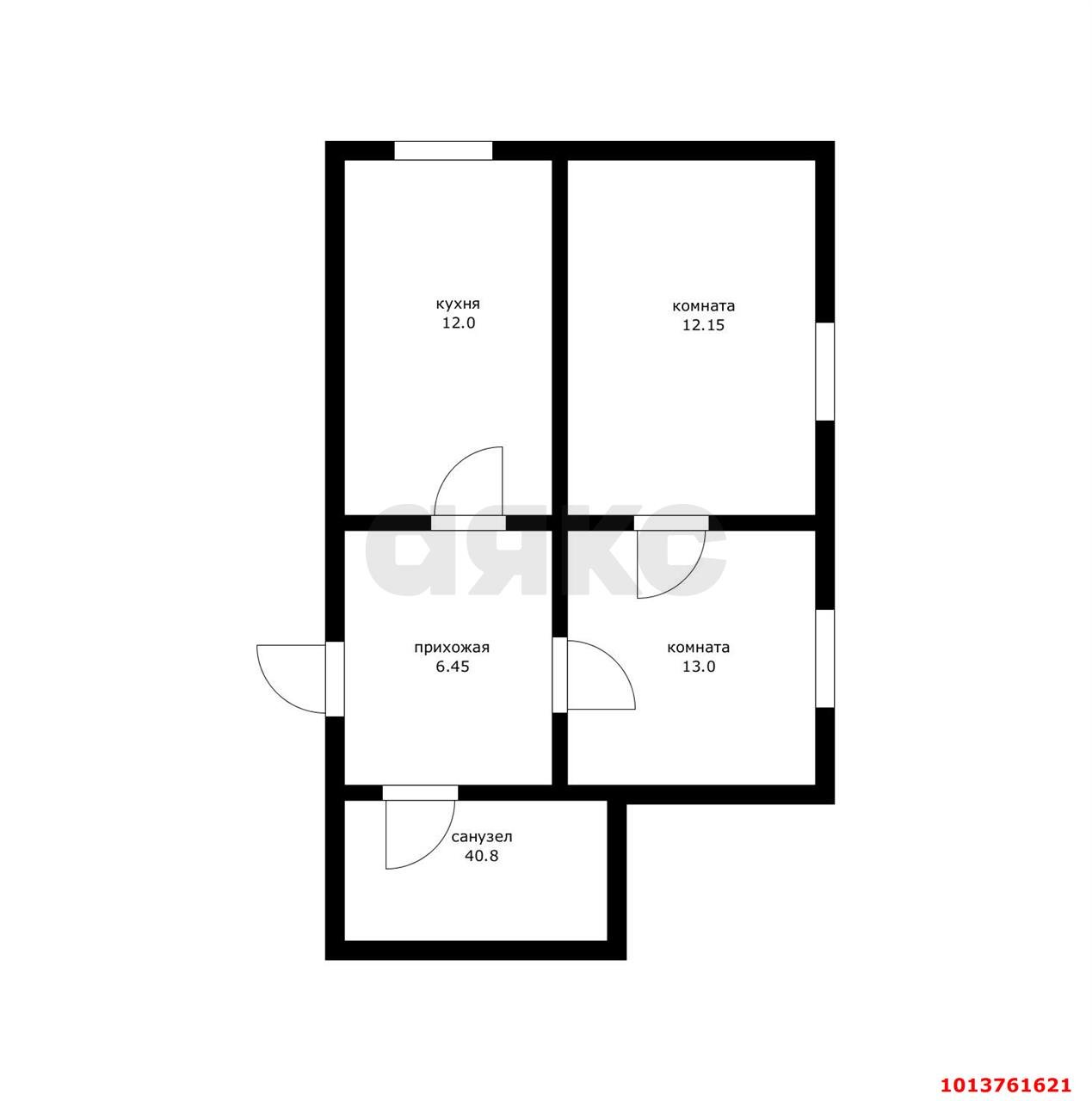 Фото №12: 2-комнатная квартира 50 м² - Краснодар, Музыкальный, ул. Агрохимическая, 86