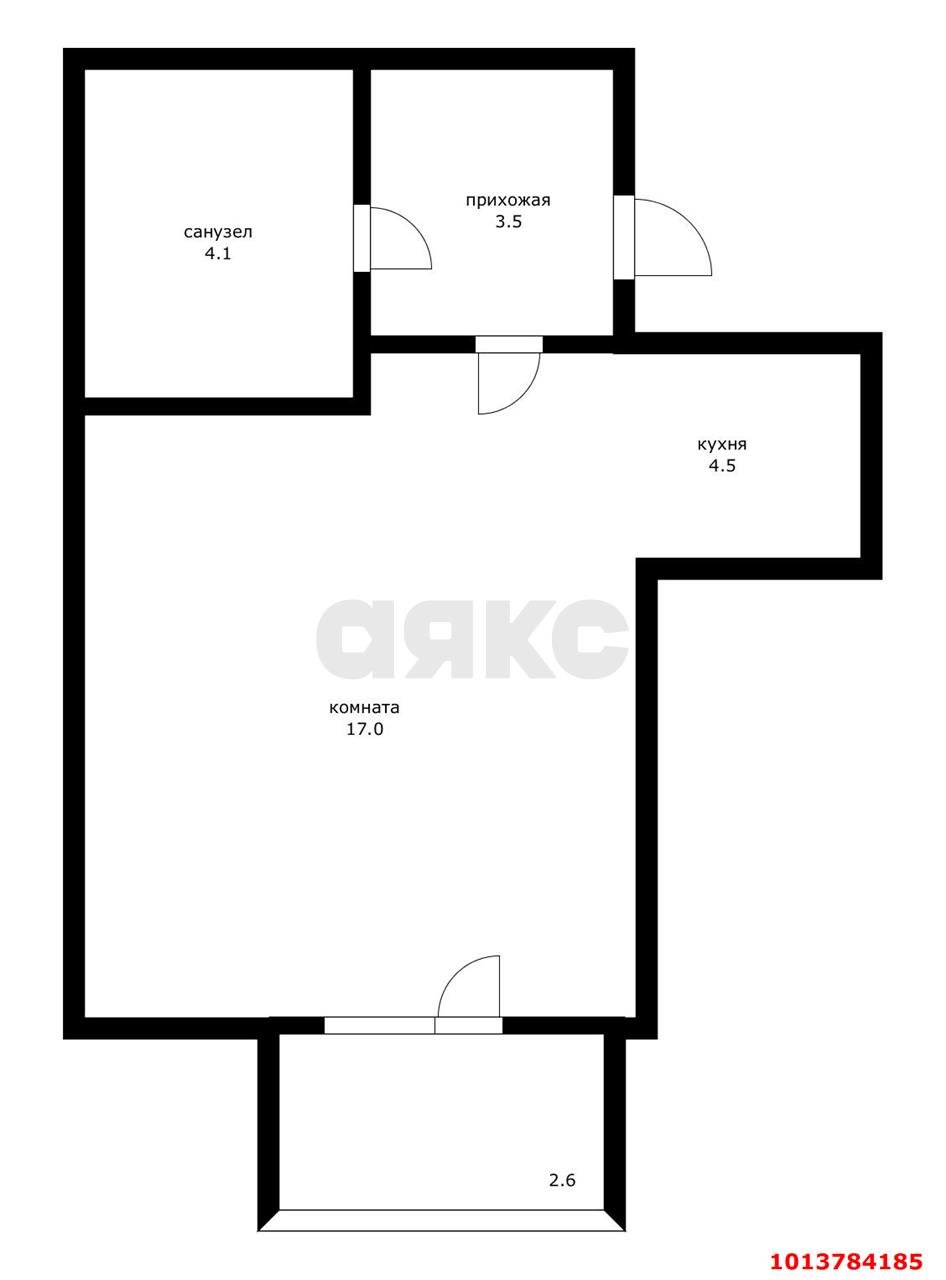 Фото №13: Студия 31 м² - Краснодар, жилой комплекс Новая Португалия, ул. Лиссабонская, 109к25