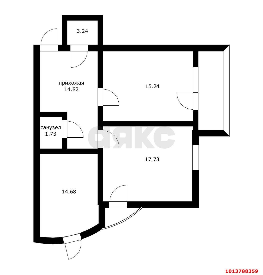 Фото №12: 2-комнатная квартира 71 м² - Краснодар, Кожзавод, ул. Минская, 122/5