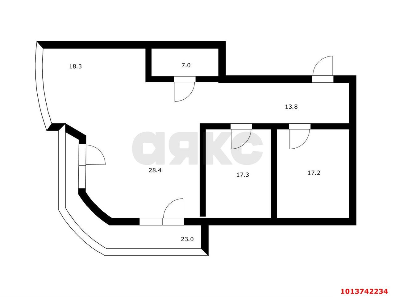 Фото №9: 3-комнатная квартира 123 м² - Краснодар, Черёмушки, ул. Ставропольская, 179/1