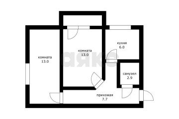 Фото №1: 2-комнатная квартира 47 м² - Краснодар, мкр. Центральный, ул. Захарова, 9