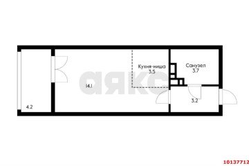 Фото №3: Студия 28 м² - Краснодар, мкр. жилой комплекс Титаны, б-р Адмирала Пустошкина, 11