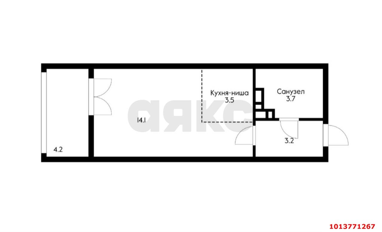 Фото №3: Студия 28 м² - Краснодар, жилой комплекс Титаны, б-р Адмирала Пустошкина, 11