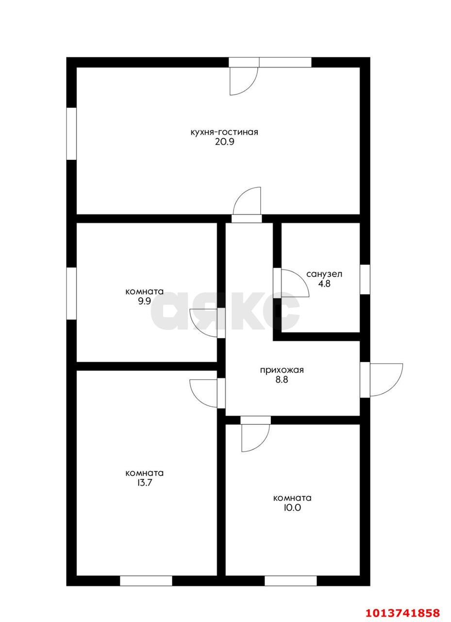 Фото №2: Дом 71 м² + 3 сот. - Южный, коттеджный  Южная столица, ул. Волжская, 91