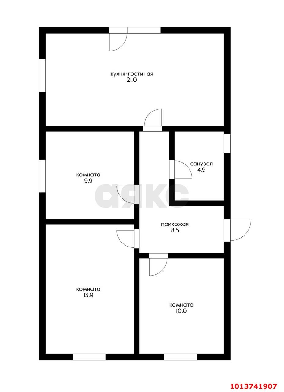 Фото №6: Дом 71 м² + 3 сот. - Южный, коттеджный  Южная столица, ул. Волжская, 67