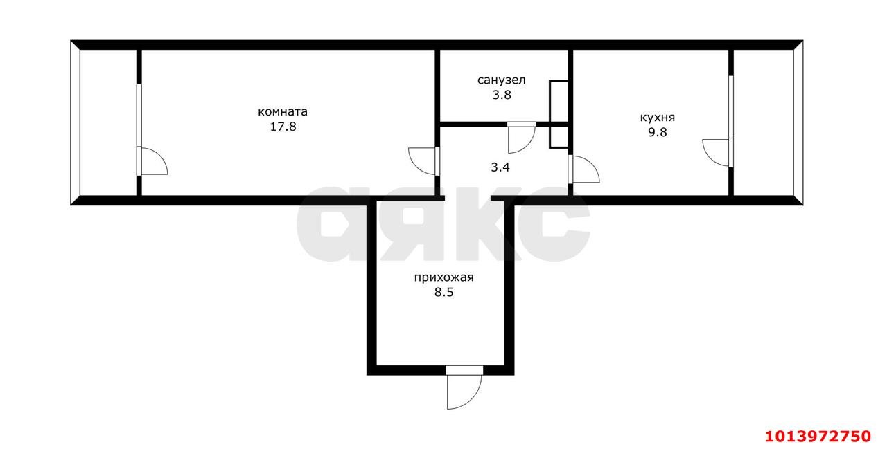 Фото №10: 1-комнатная квартира 43 м² - Краснодар, Восточно-Кругликовский, ул. имени 40-летия Победы, 97/2