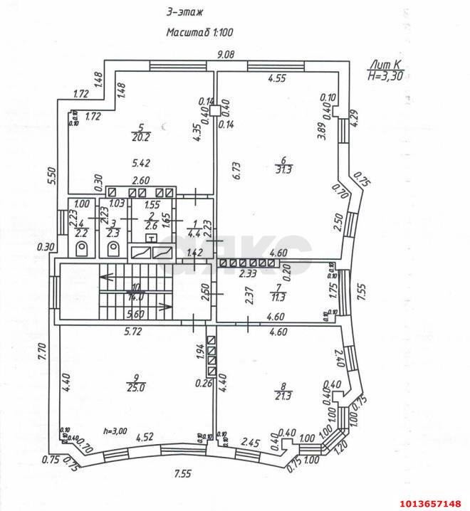Фото №5: Отдельное здание 637&nbsp;м², 1/5&nbsp;эт. - Краснодар, Центральный внутригородской округ, Покровка, мкр. Центральный, ул. Корницкого, 67/1