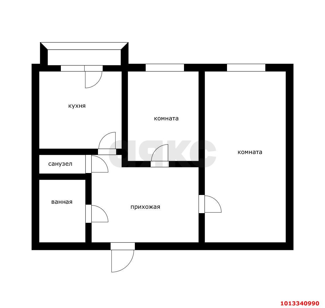 Фото №10: 2-комнатная квартира 54 м² - Краснодар, Московский, ул. им. Артюшкова В.Д., 21