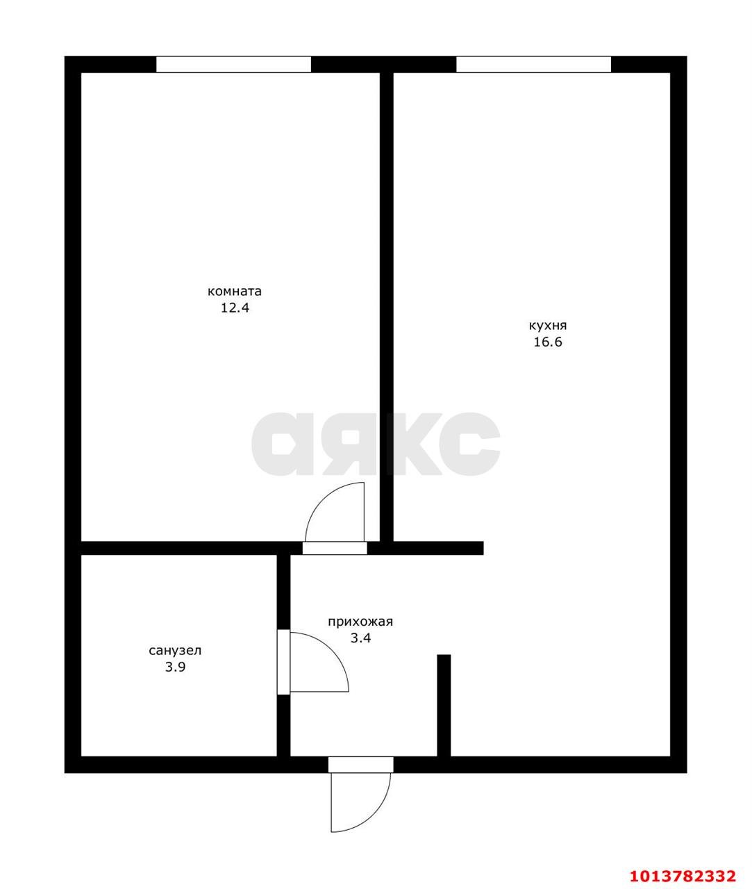 Фото №8: 1-комнатная квартира 36 м² - Краснодар, жилой комплекс Самолёт-6, ул. Ивана Беличенко, 92к1