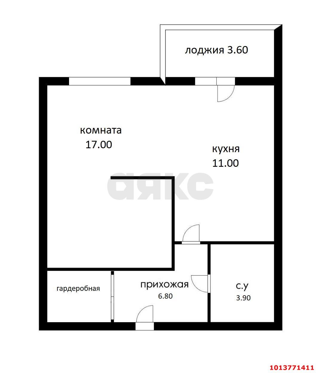 Фото №16: 1-комнатная квартира 42 м² - Краснодар, Участок №24, к1