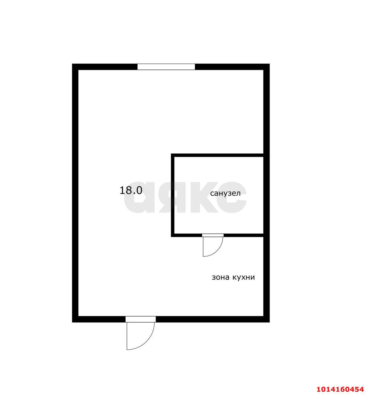 Фото №13: Студия 18 м² - Краснодар, Краевая Клиническая Больница, 