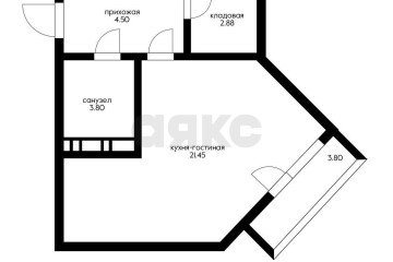 Фото №5: Студия 33 м² - Краснодар, мкр. Молодёжный, ул. Дубравная, 1