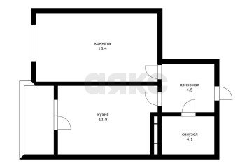 Фото №5: 1-комнатная квартира 35 м² - Краснодар, мкр. жилой комплекс Южане, ул. Даниила Смоляна, 71