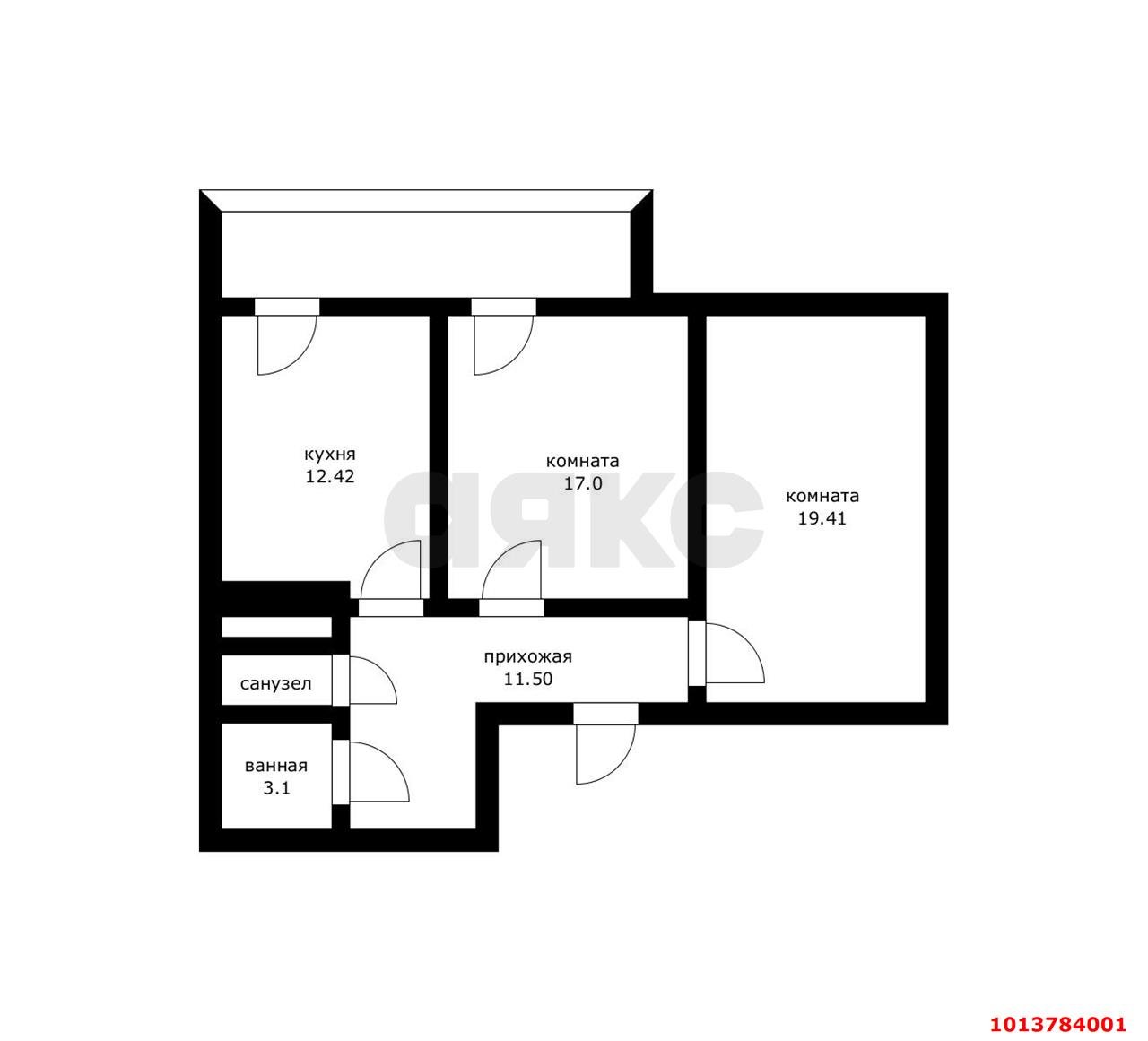 Фото №16: 2-комнатная квартира 65 м² - Краснодар, имени Петра Метальникова, ул. Петра Метальникова, 5к1