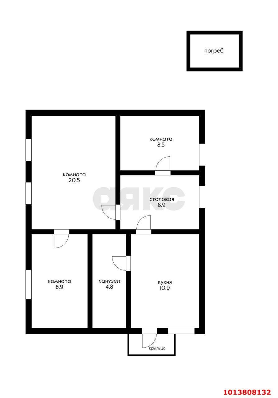 Фото №14: Дом 67 м² + 3.52 сот. - Краснодар, Хлопчато-бумажный Комбинат, ул. Глинки, 52