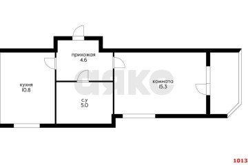 Фото №3: 1-комнатная квартира 35 м² - Краснодар, мкр. жилой комплекс Сказка Град, ул. имени В.Н. Мачуги, 166А